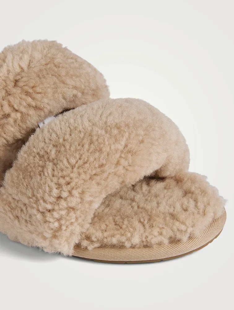Maxi Scuffetta Shearling Slide Sandals