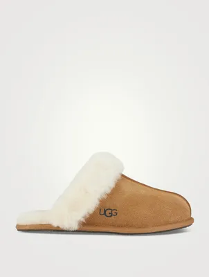 Scuffette II Suede And Sheepskin Slippers
