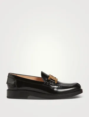 Kate Chain Leather Loafers