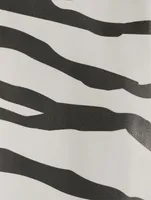 Cropped Blazer Zebra Print