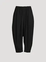 Tapered Wool Trousers