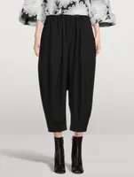 Tapered Wool Trousers