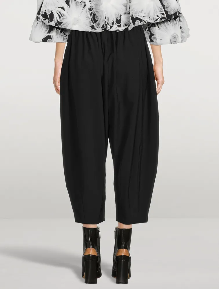 Tapered Wool Trousers