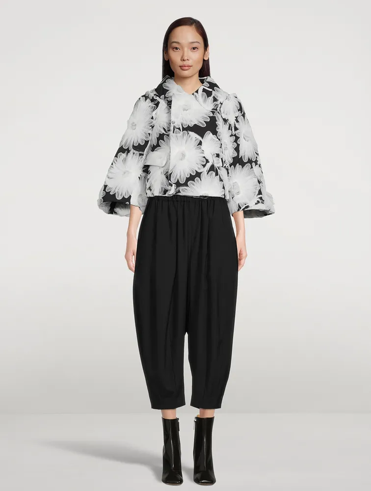 Tapered Wool Trousers