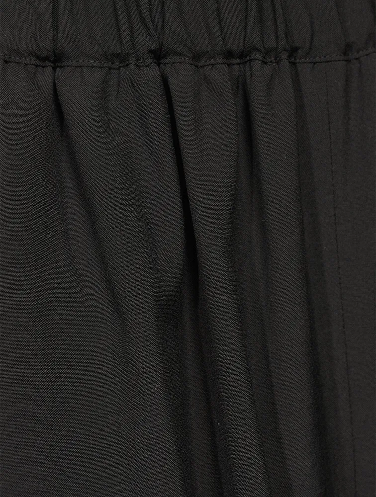 Tapered Wool Trousers