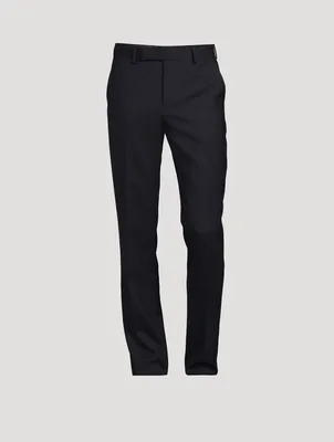 Wool Slim-Fit Pants