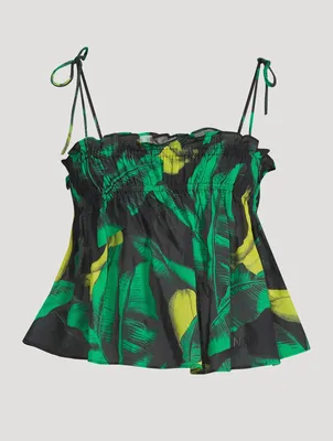 Cover-Up Cami Tropical Print