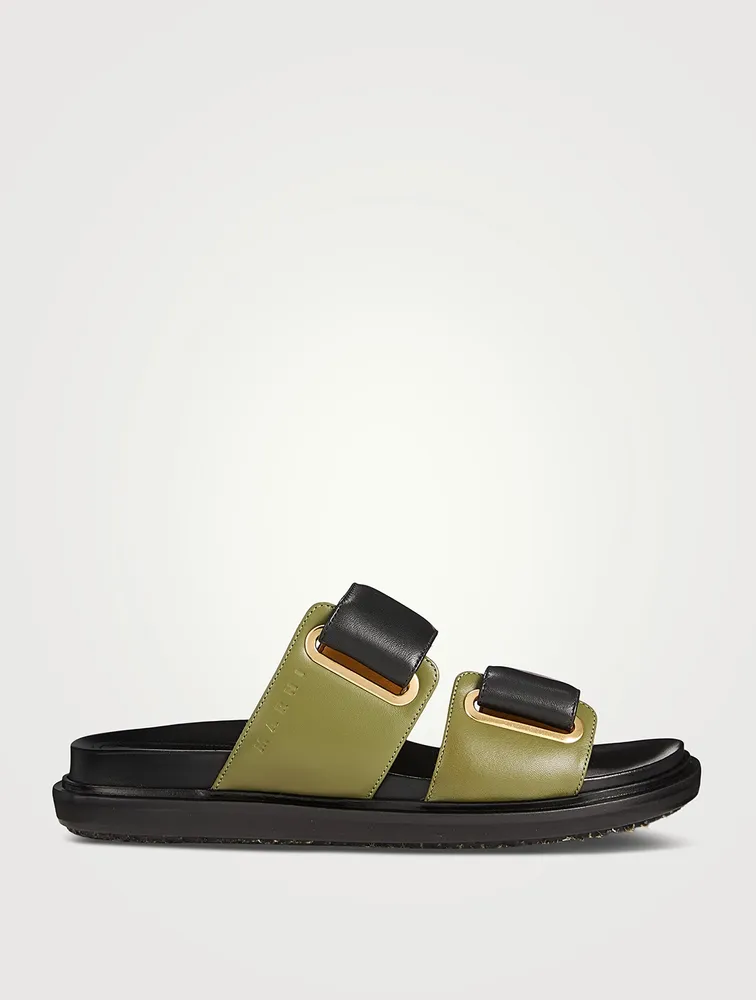 Fussbett Leather Slide Sandals