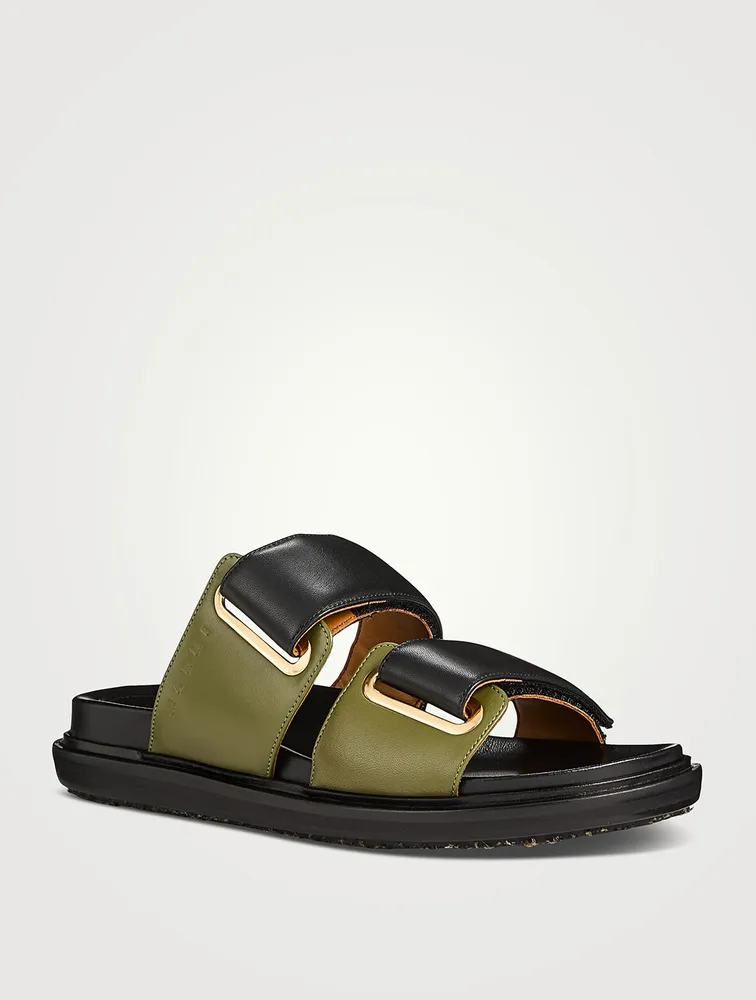 Fussbett Leather Slide Sandals