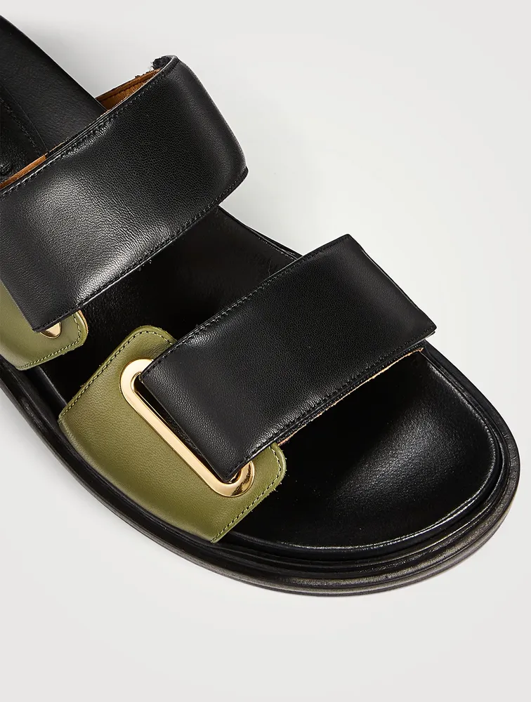 Fussbett Leather Slide Sandals