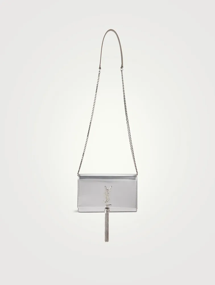 Kate YSL Monogram Mirrored Leather Chain Wallet