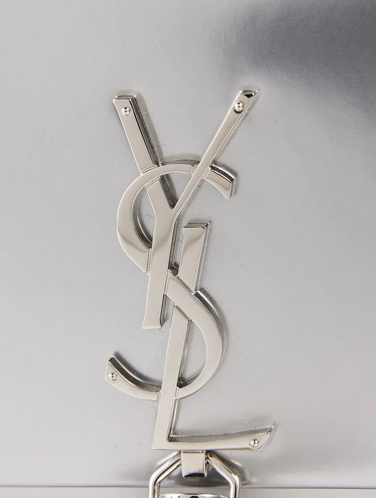 Kate YSL Monogram Mirrored Leather Chain Wallet