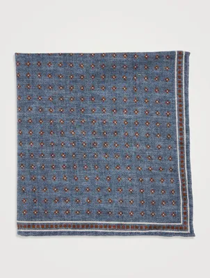 Wool And Cotton Pocket Square