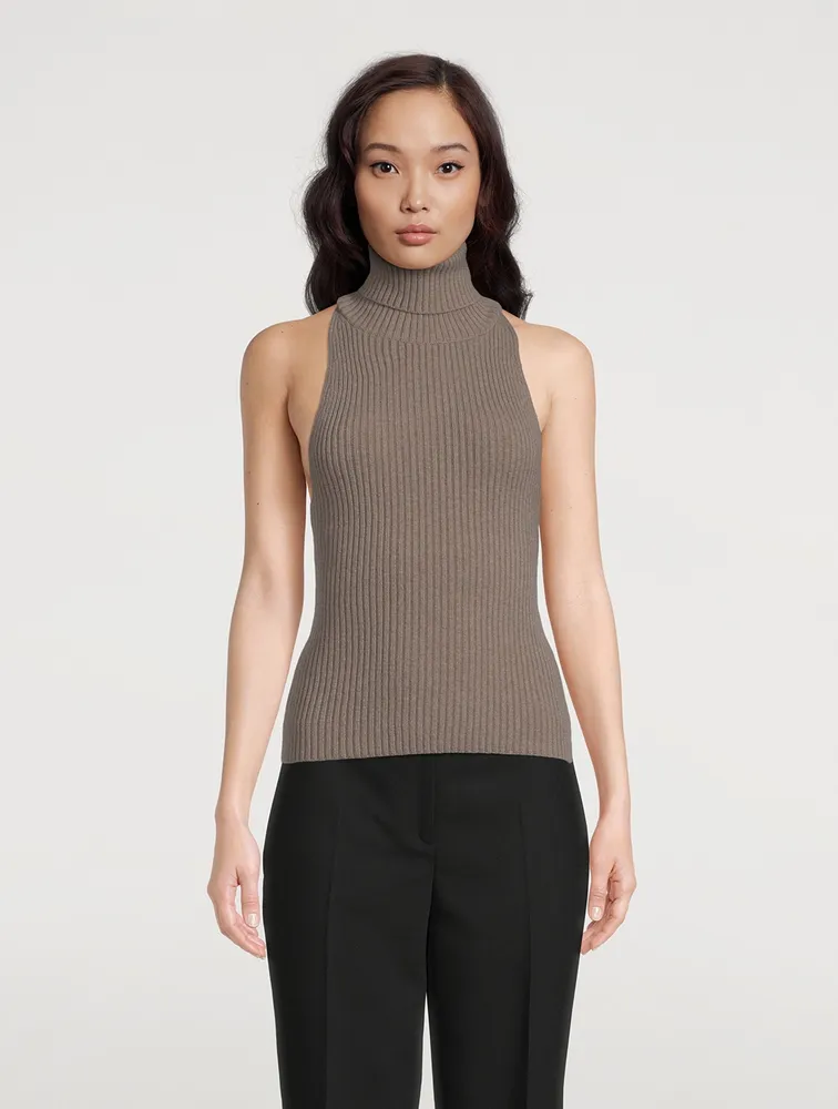 Edita Backless Turtleneck