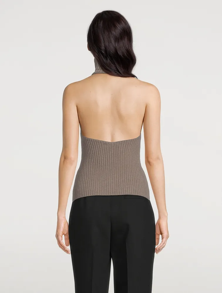 Edita Backless Turtleneck