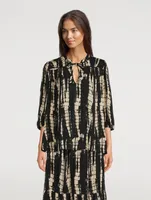 Kea Blouse Tie-Dye Print