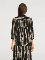 Kea Blouse Tie-Dye Print
