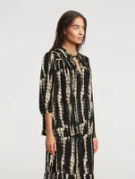 Kea Blouse Tie-Dye Print