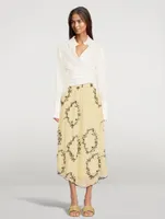 Georgette Midi Skirt