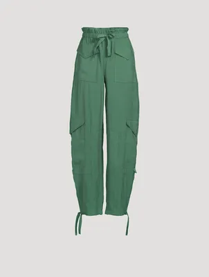 Slub Cargo Pants