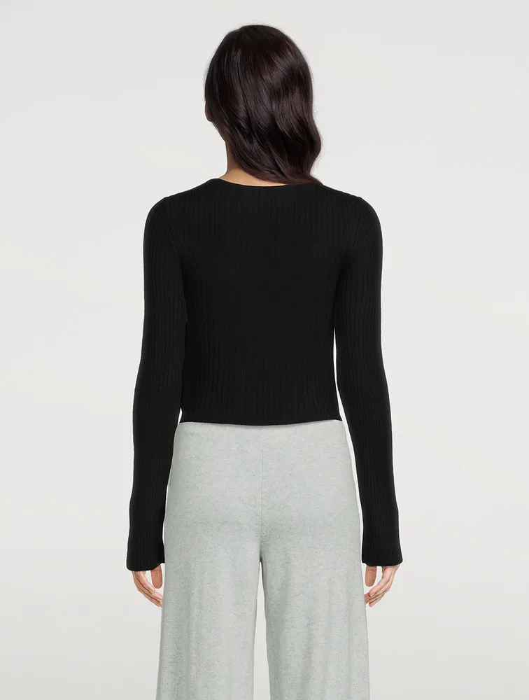 Assens Wool And Cashmere Crop Top