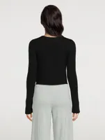 Assens Wool And Cashmere Crop Top
