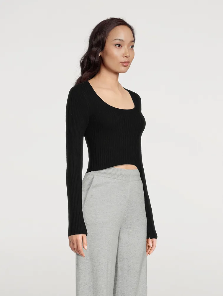 Assens Wool And Cashmere Crop Top