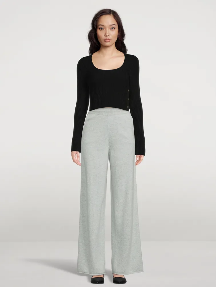 Assens Wool And Cashmere Crop Top