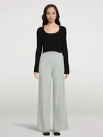 Assens Wool And Cashmere Crop Top