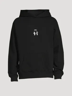 Middle Fingers Cotton Hoodie