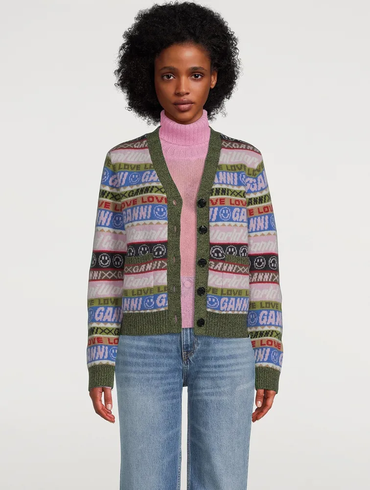 Intarsia Cardigan