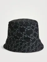 Reversible Warp Monogram Bucket Hat