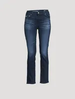 Mari High-Rise Slim Straight Jeans