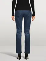 Mari High-Rise Slim Straight Jeans