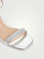 Nudistcurve Block Metallic Sandals