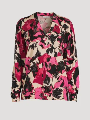 Netti Wool Sweater Floral Print