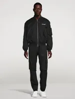 Diag Tab Bomber Jacket