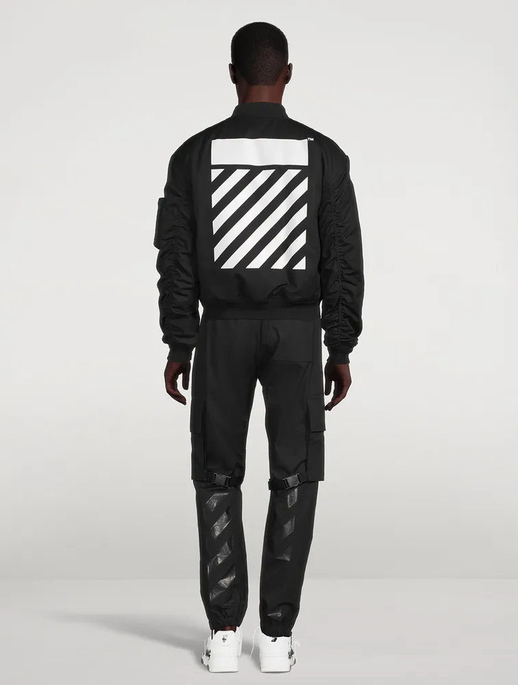 Diag Tab Bomber Jacket