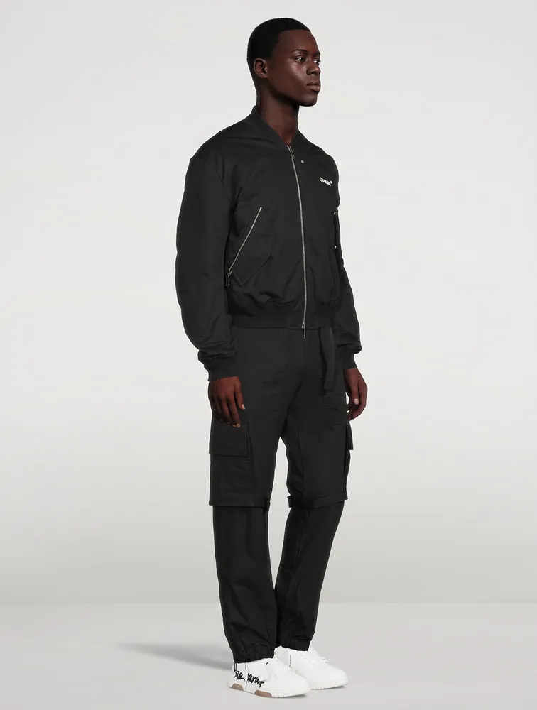 Diag Tab Bomber Jacket