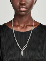 Texturized Paperclip Necklace