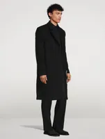 Graffiti Wool-Blend Coat