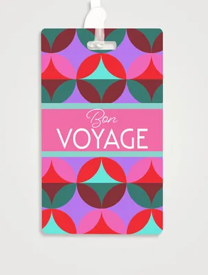 Bon Voyage Luggage Tag