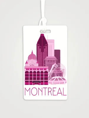 Montreal Luggage Tag
