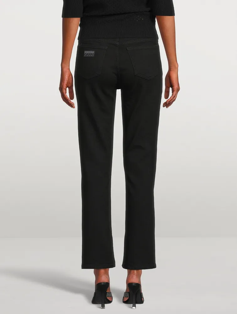 Beksi Stretch Straight-Leg Jeans