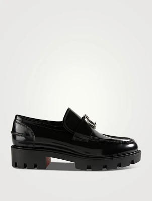 CL Moc Leather Lug-Sole Loafers