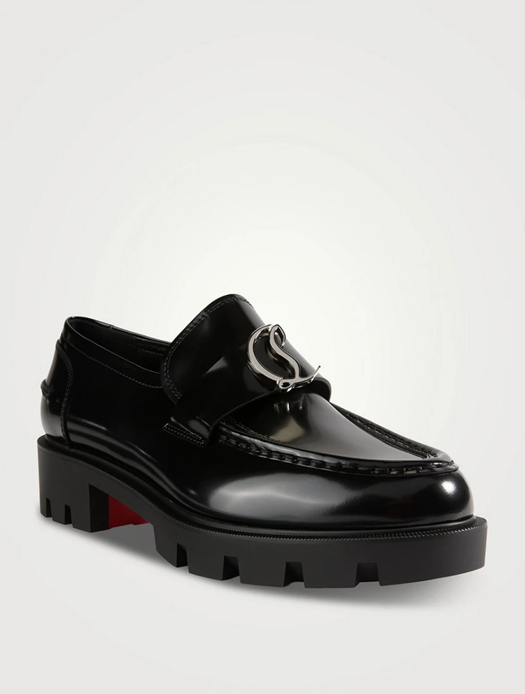 CL Moc Leather Lug-Sole Loafers