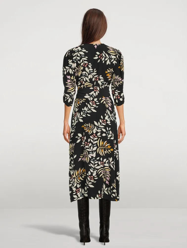 Crissy Midi Dress Floral Print
