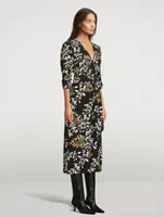 Crissy Midi Dress Floral Print