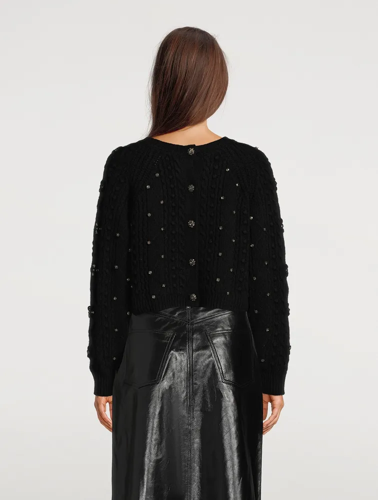 Otello Crystal-Embellished Wool Sweater