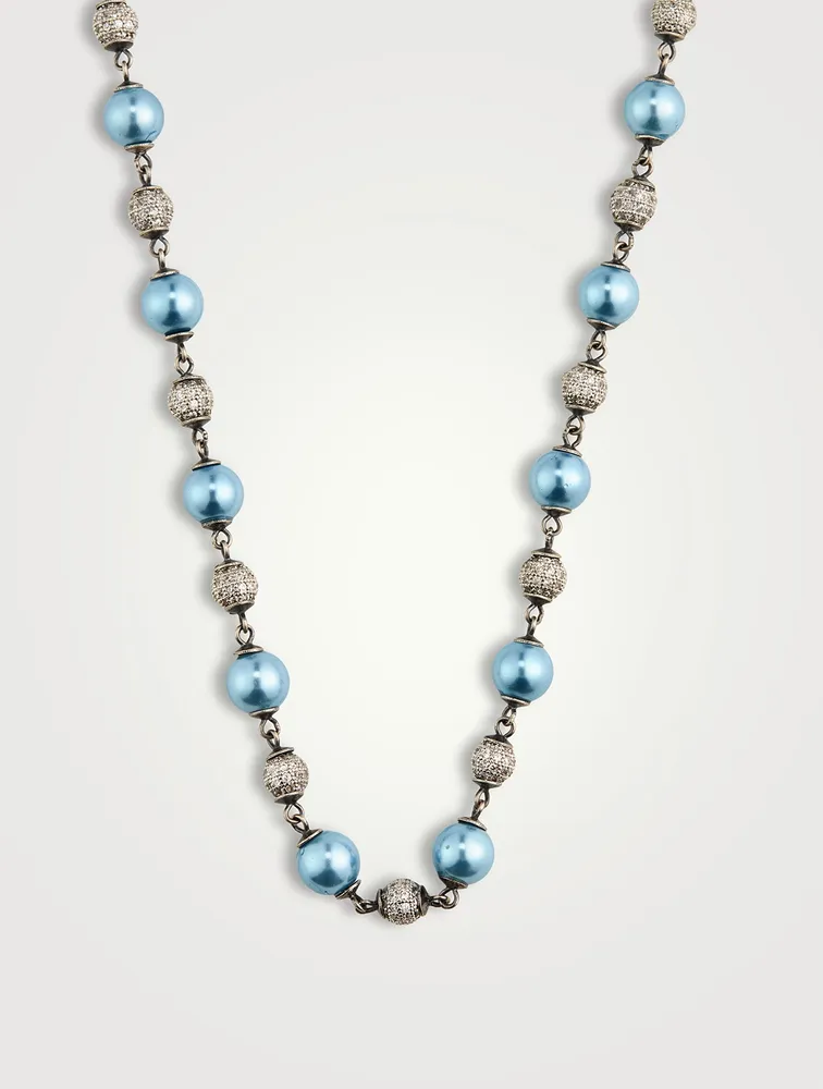 Nialaya x Holt Renfrew Pearl Choker Necklace